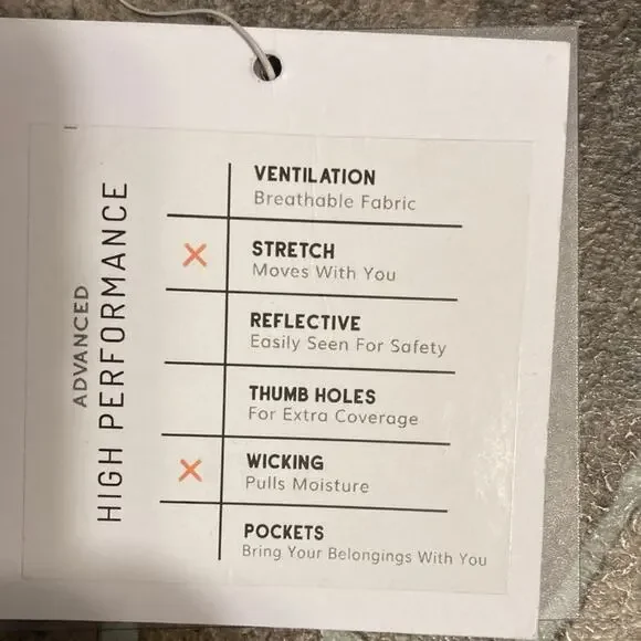 NWT Threads 4 Thought Gray White Pink Sz M Leggings - Picture 7 of 12